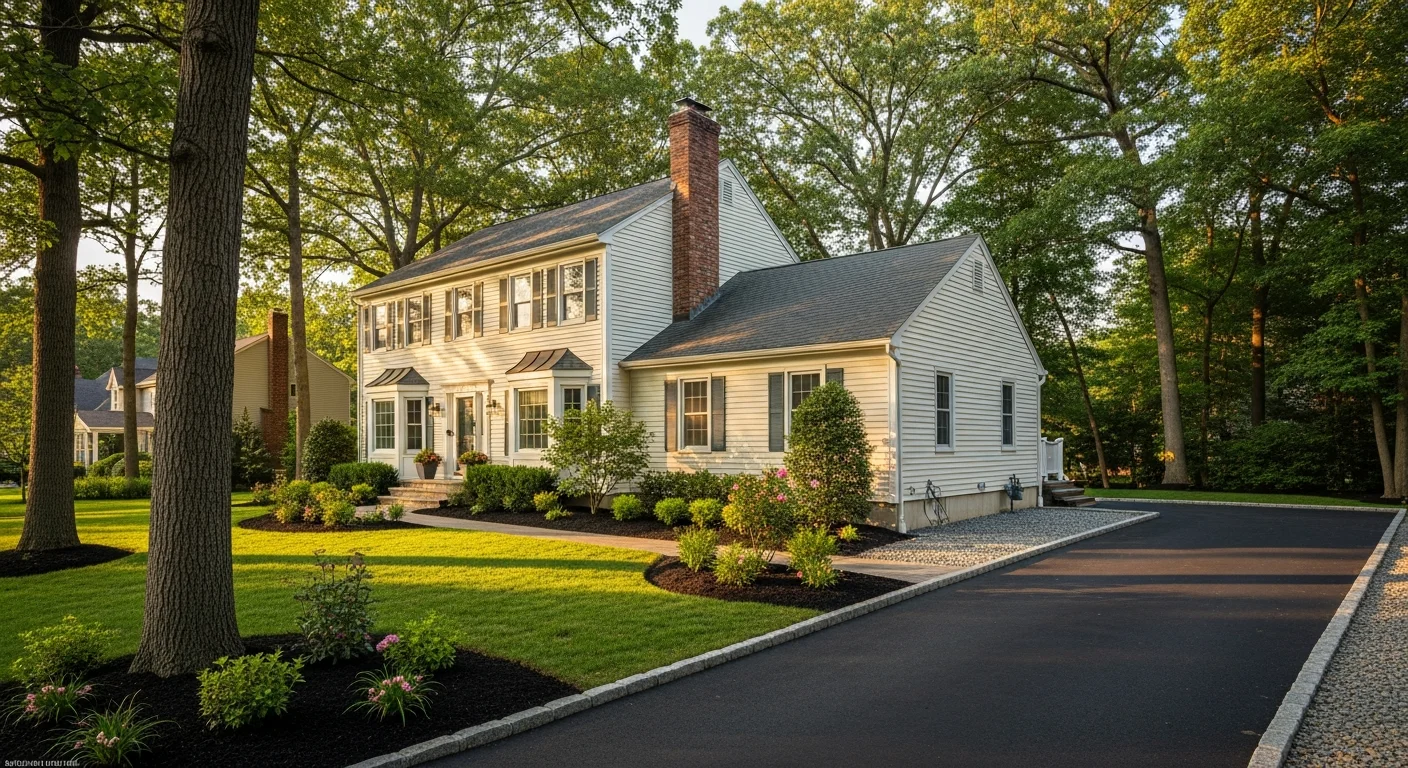 Well-maintained residential home in Metuchen with manicured landscaping and traditional architecture.